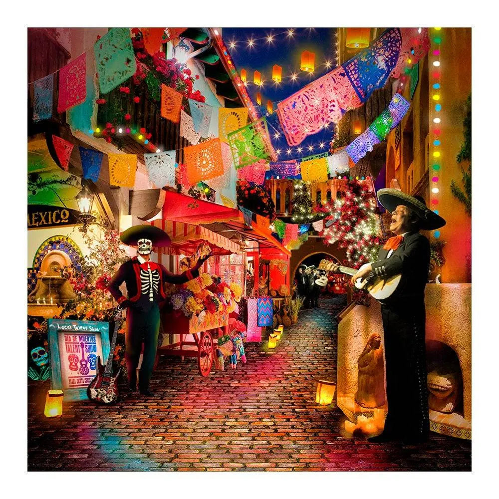 Dia De Muertos Photo Backdrop - Basic 8  x 8