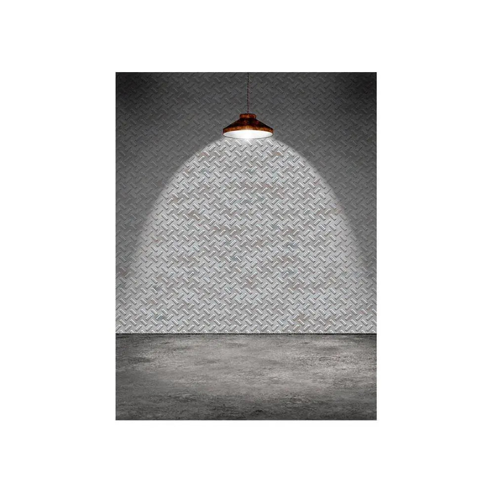 Diamond Plate Steel Photo Backdrop - Basic 4.4 x 5