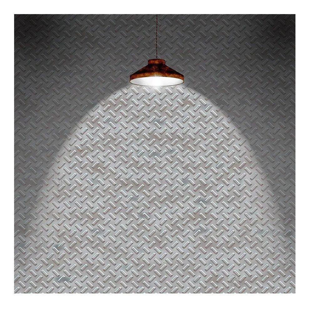 Diamond Plate Steel Photo Backdrop - Basic 8 x 8