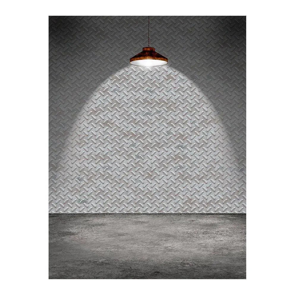 Diamond Plate Steel Photo Backdrop - Pro 6 x 8