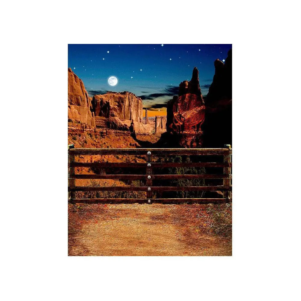 Western Desert Canyon Photo Backdrop - Basic 4.4 x 5
