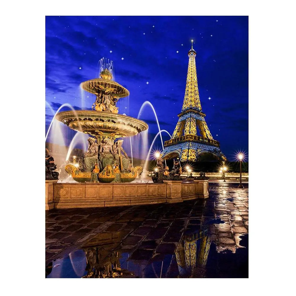 Eiffel Tower Paris Backdrop for Photography Background - Pro 6 x 8