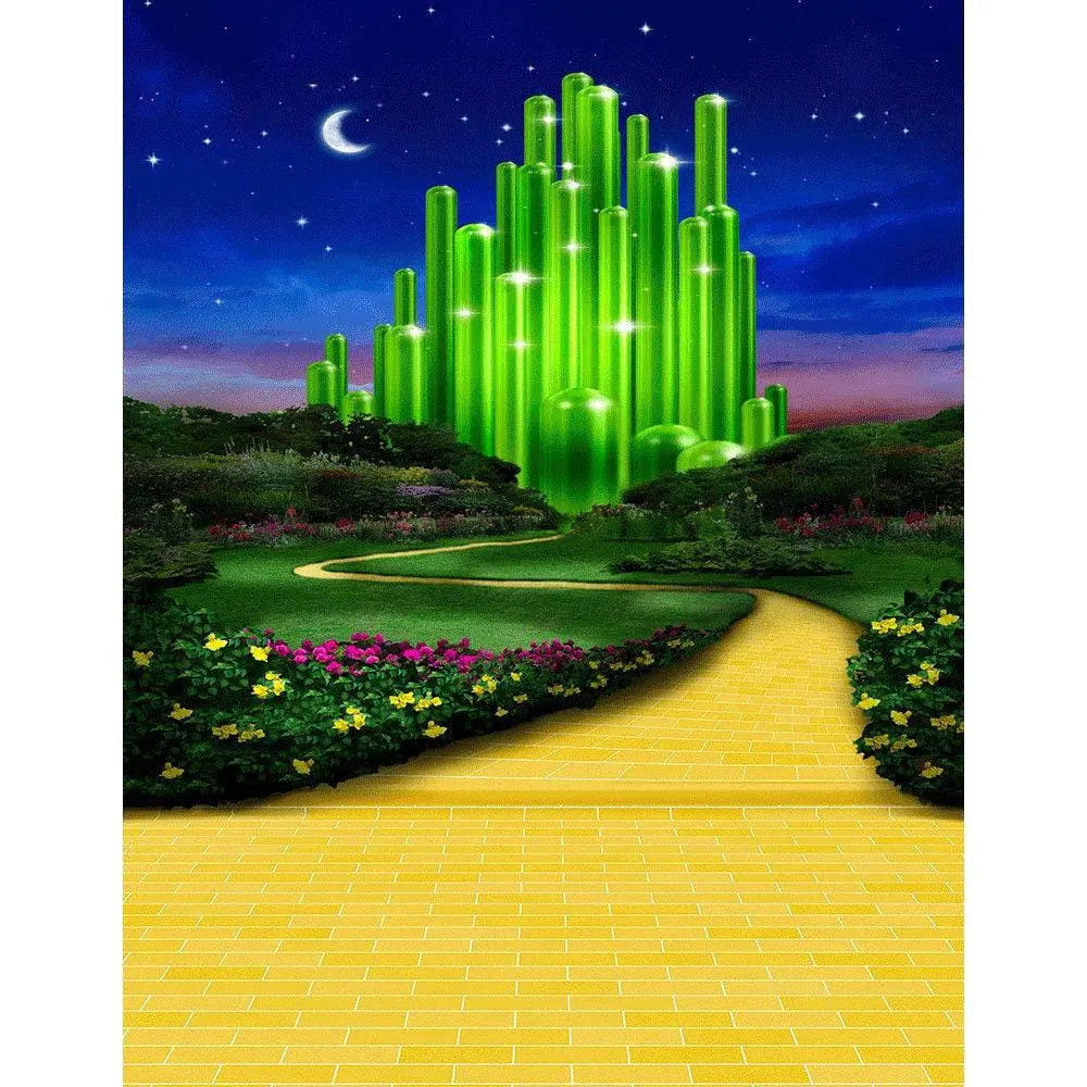 Emerald City Evening, Wizard of Oz Photo Backdrop - Basic 8 x 10