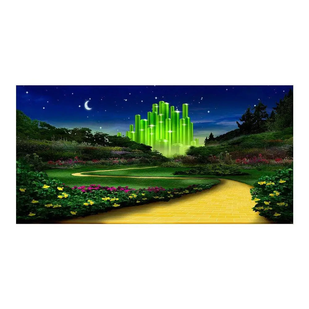 Emerald City Evening, Wizard of Oz Photo Backdrop - Pro 16 x 9