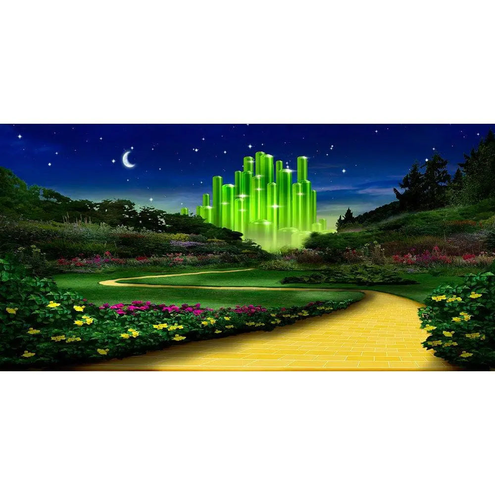 Emerald City Evening, Wizard of Oz Photo Backdrop - Pro 20 x 10