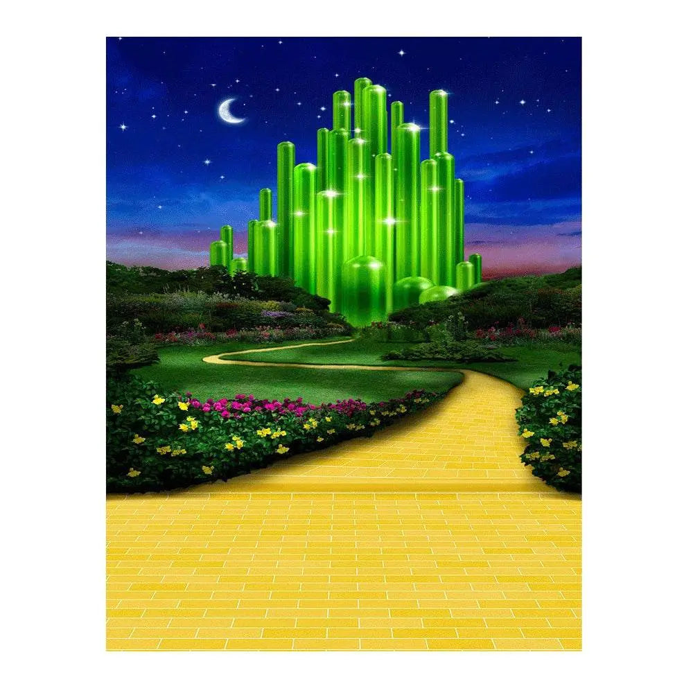 Emerald City Evening, Wizard of Oz Photo Backdrop - Pro 6 x 8