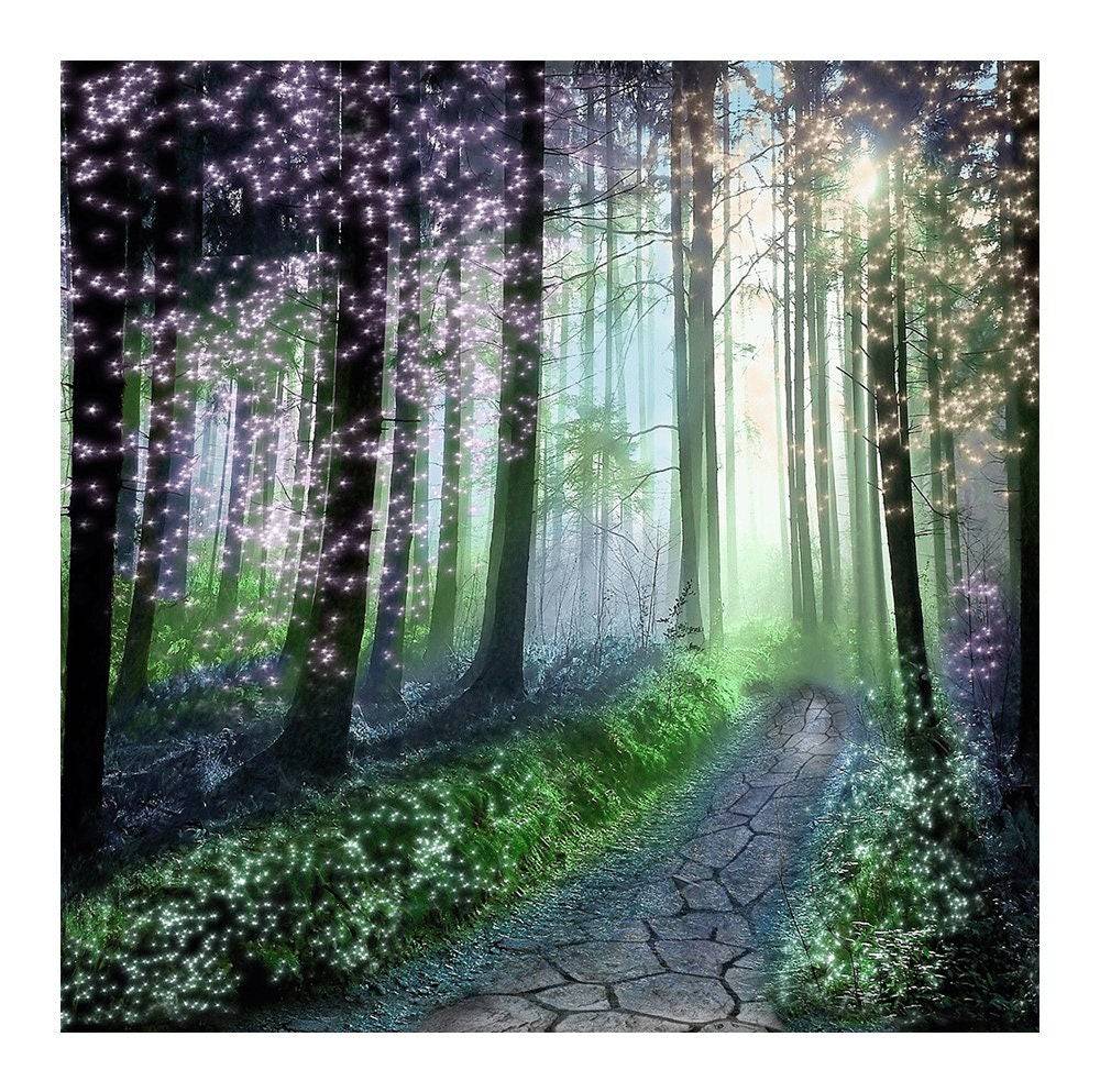 Enchanted Forest Fairy Tale Photo Backdrop - Pro 8 x 8