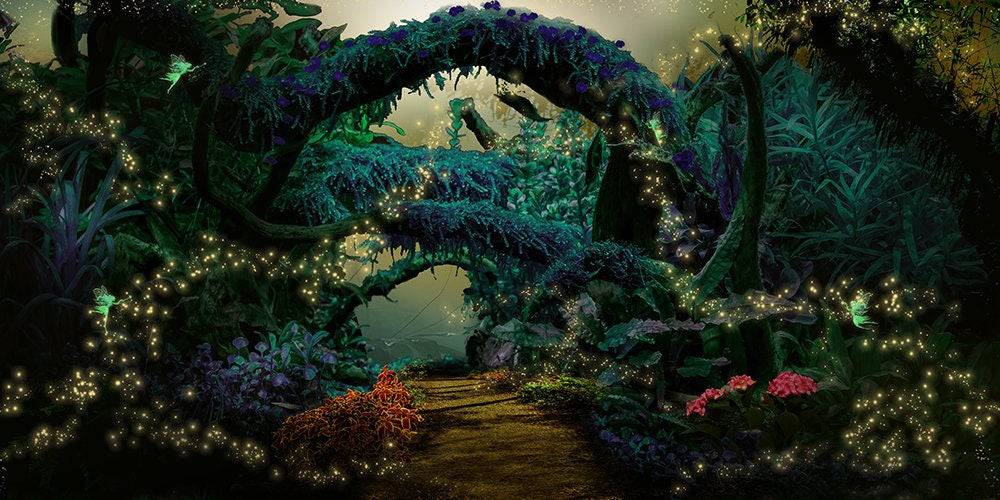 Enchanted Woods Fairy Trail Photography Background - Pro 20 x 10