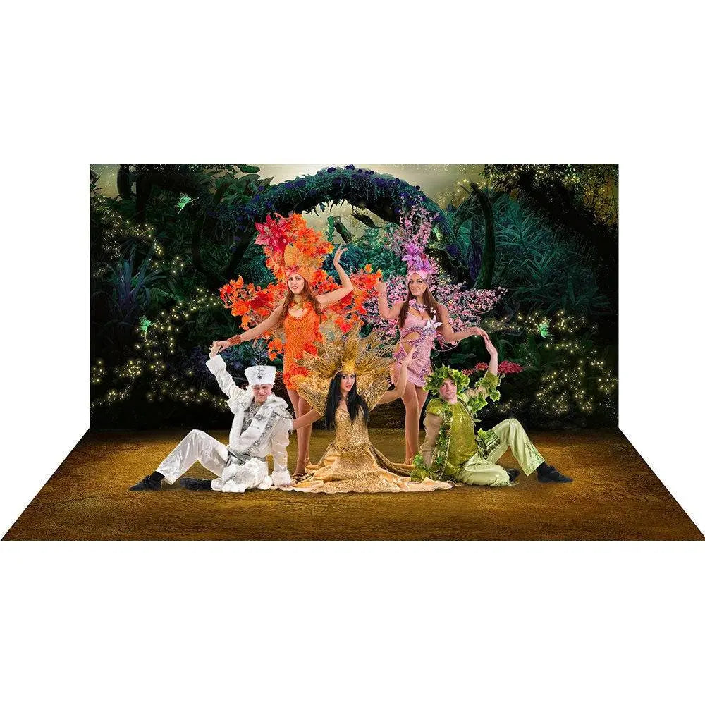 Enchanted Woods Fairy Trail Photography Background - Pro 20 x 20