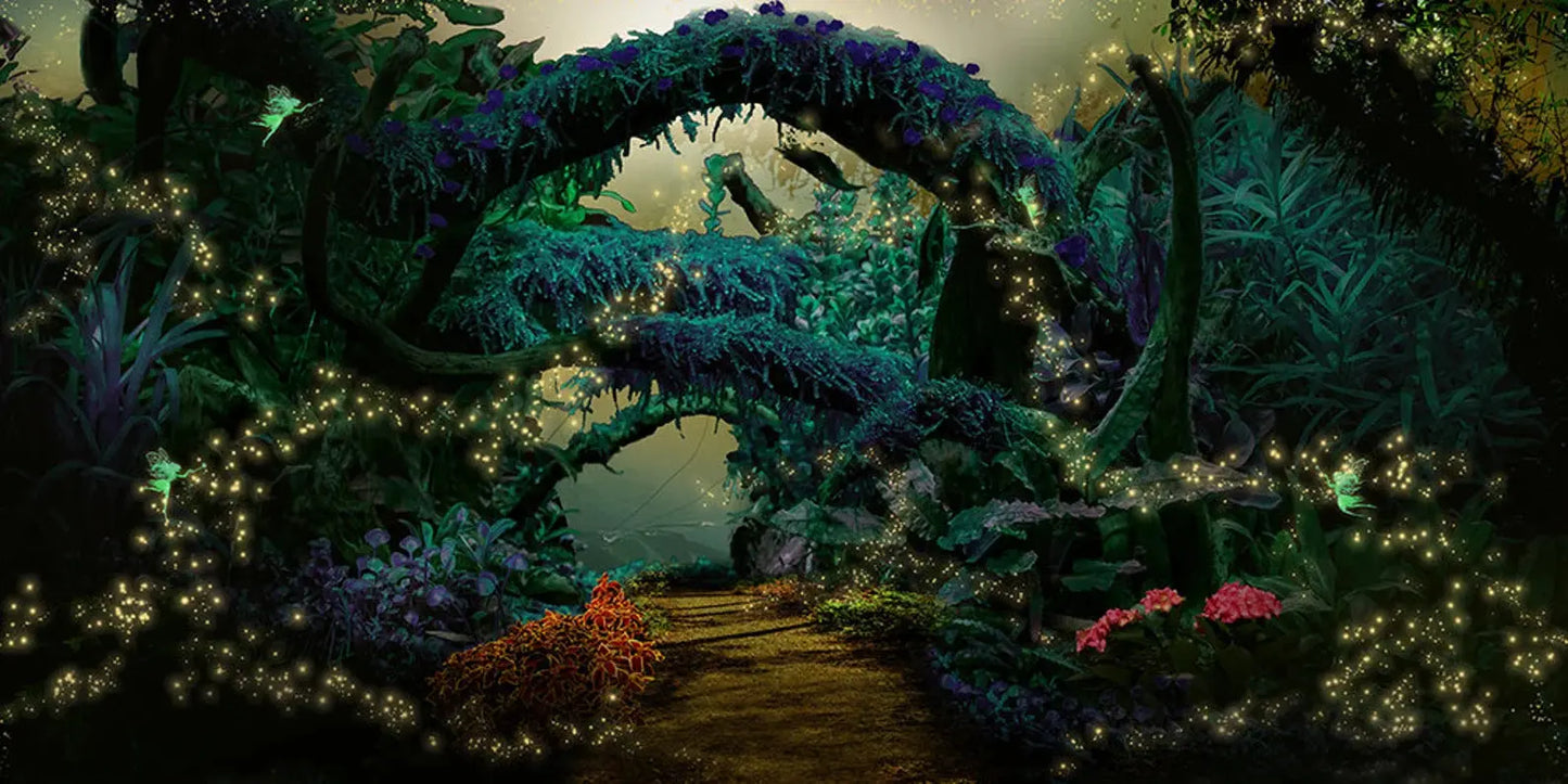 Enchanted Woods Fairy Trail Photography Background - Basic 16 x 8