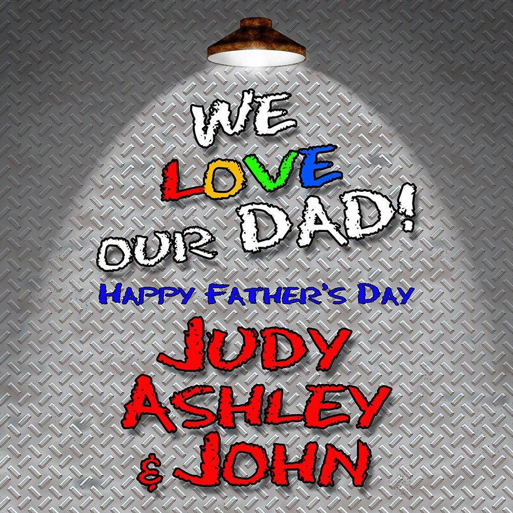 Customized Diamond Plated Steel Photography Background - Pro 10 x 10