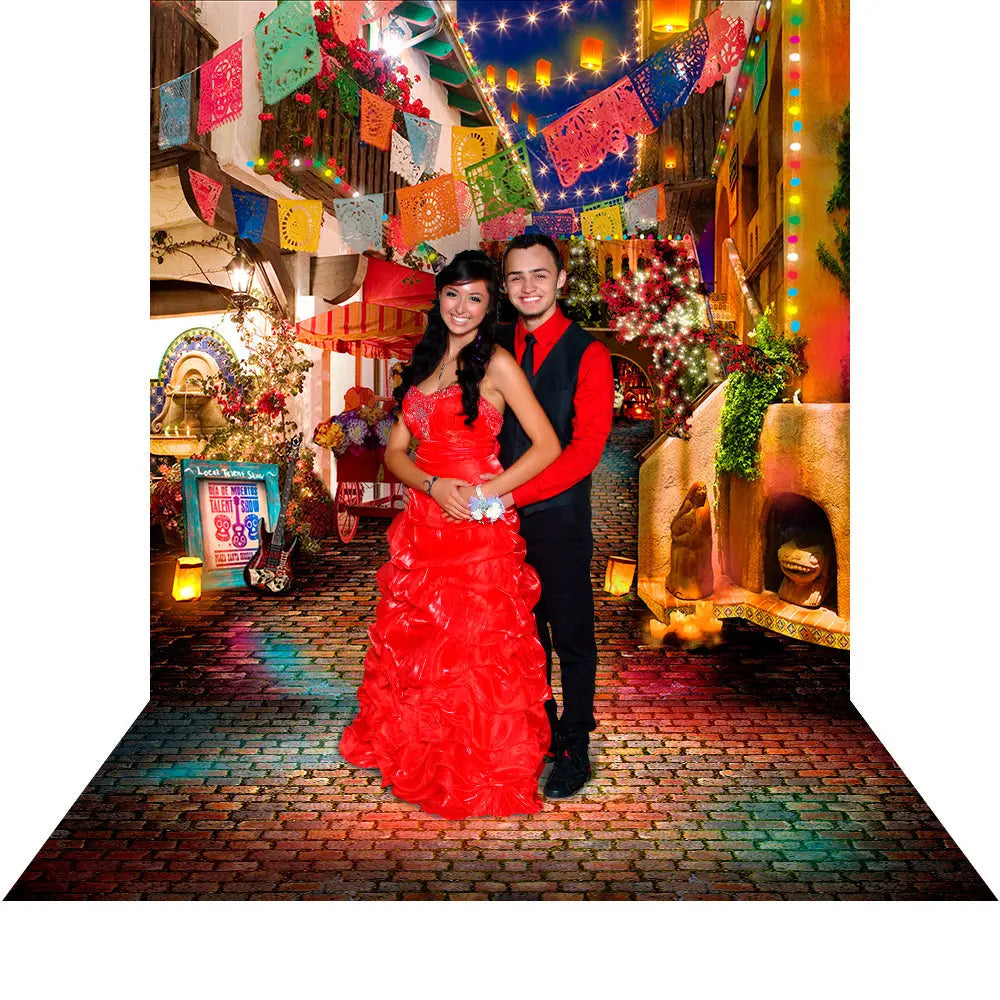 Cinqo de Mayo City Street Photo Backdrop