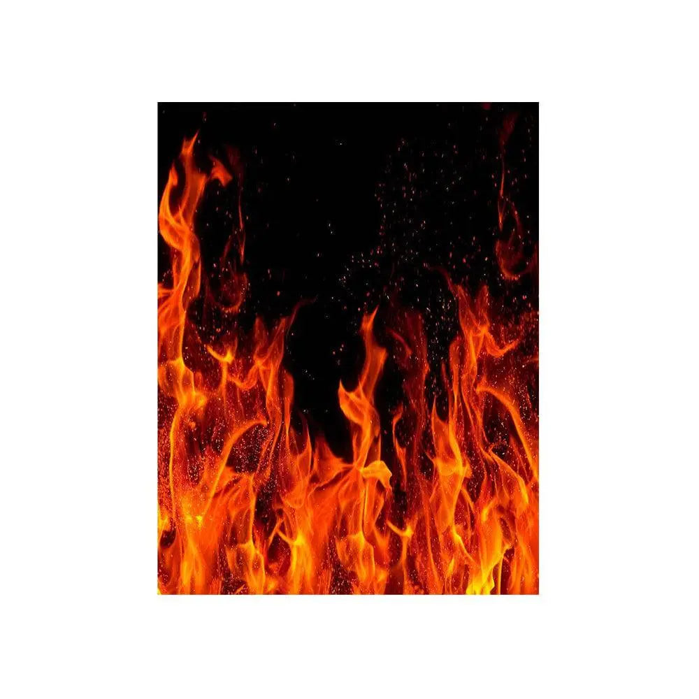 Fire On Black Photography Photo Background - Basic 4.4 x 5