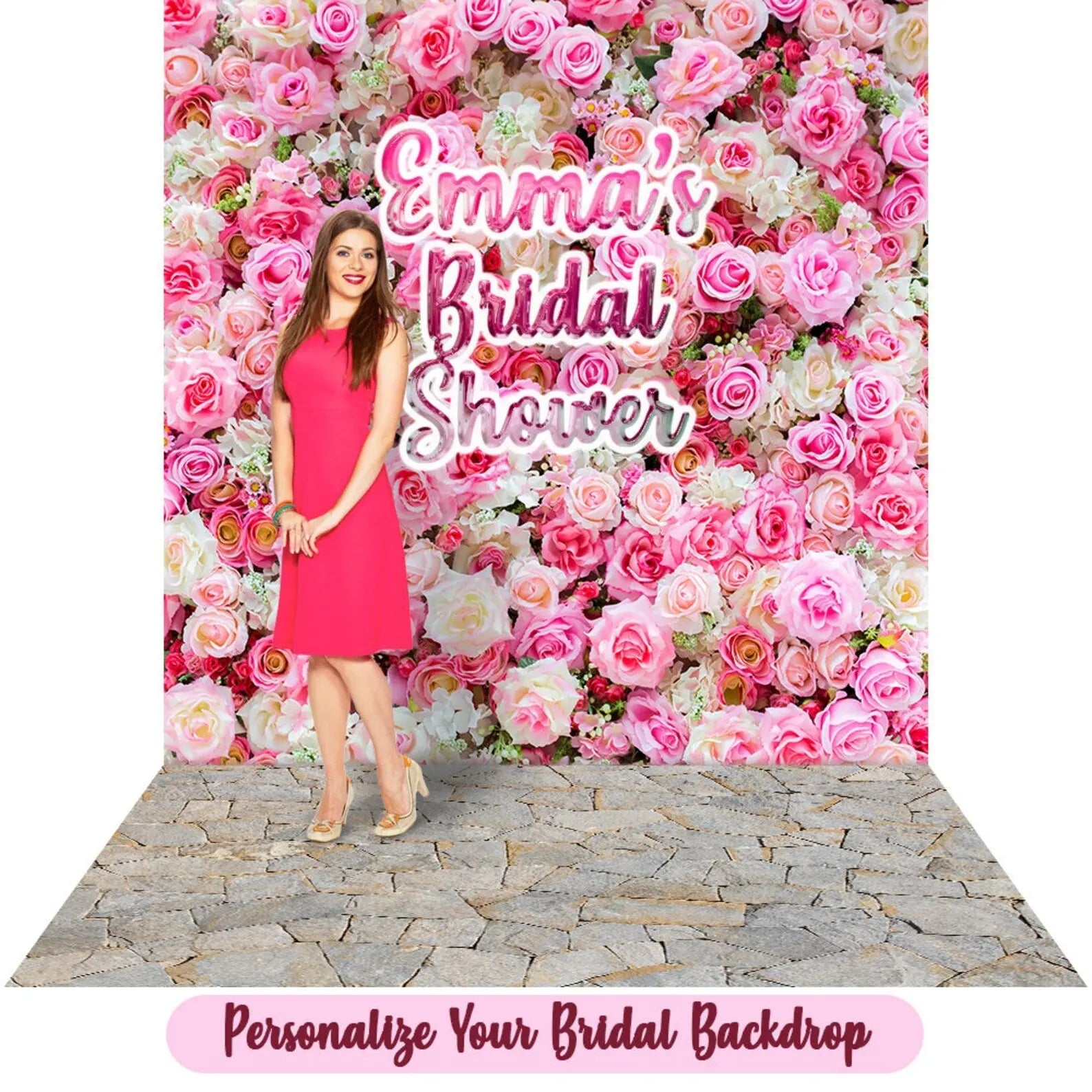 Floral Wall Photography Backdrop