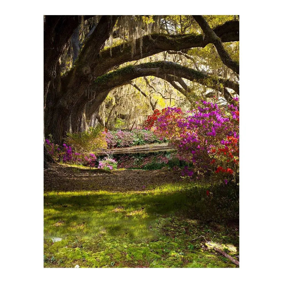 Wild Azalea Garden Photography Background - Basic 6 x 8