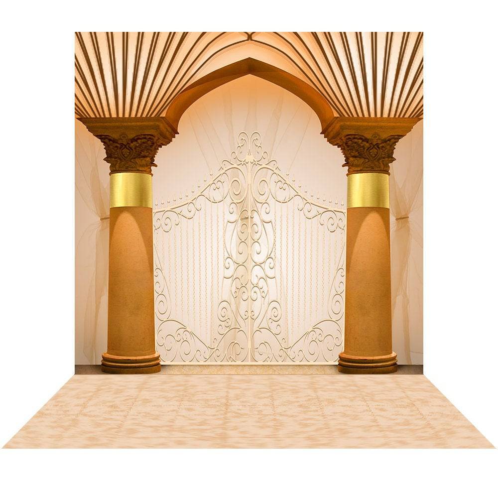 Formal Columns Archway Photography Background - Basic 8 x 16