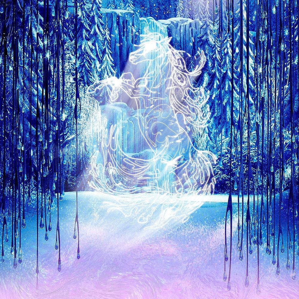 Frozen Ice Palace Photography Background - Basic 10 x 8