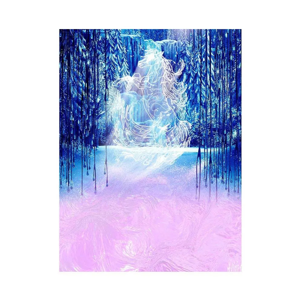 Frozen Ice Palace Photography Background - Basic 5.5 x 6.5