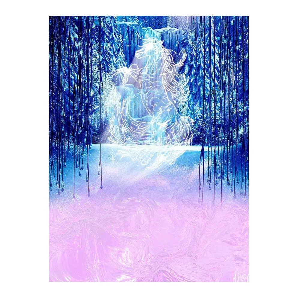 Frozen Ice Palace Photography Background - Basic 6 x 8