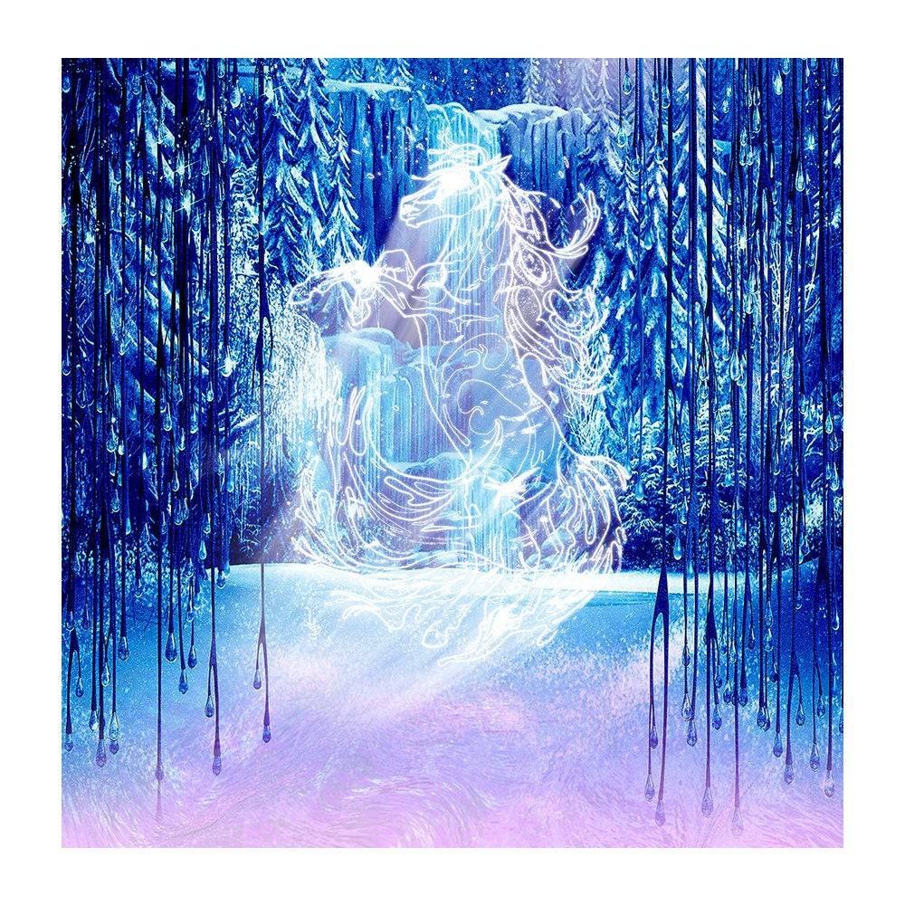 Frozen Ice Palace Photography Background - Pro 8 x 8