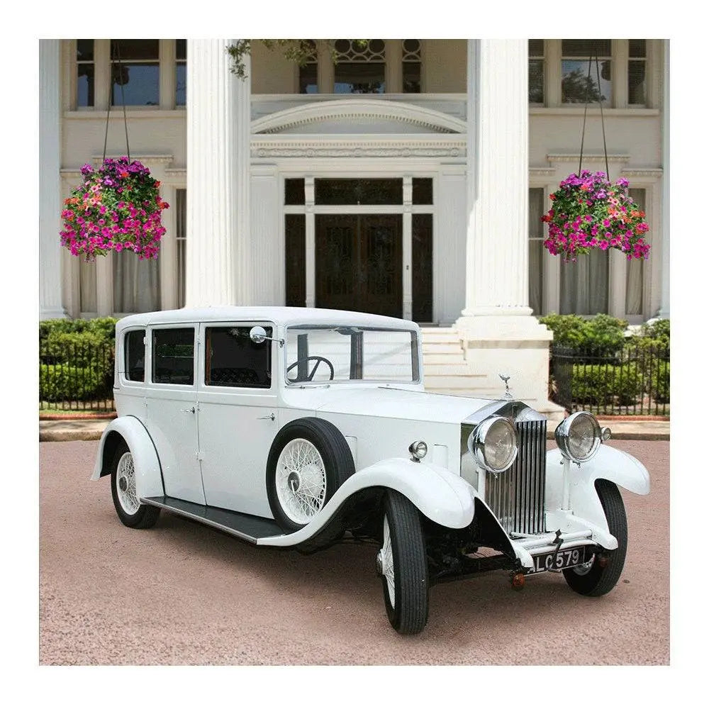 1920s White Car Estate Photography Background - Pro 8  x 8