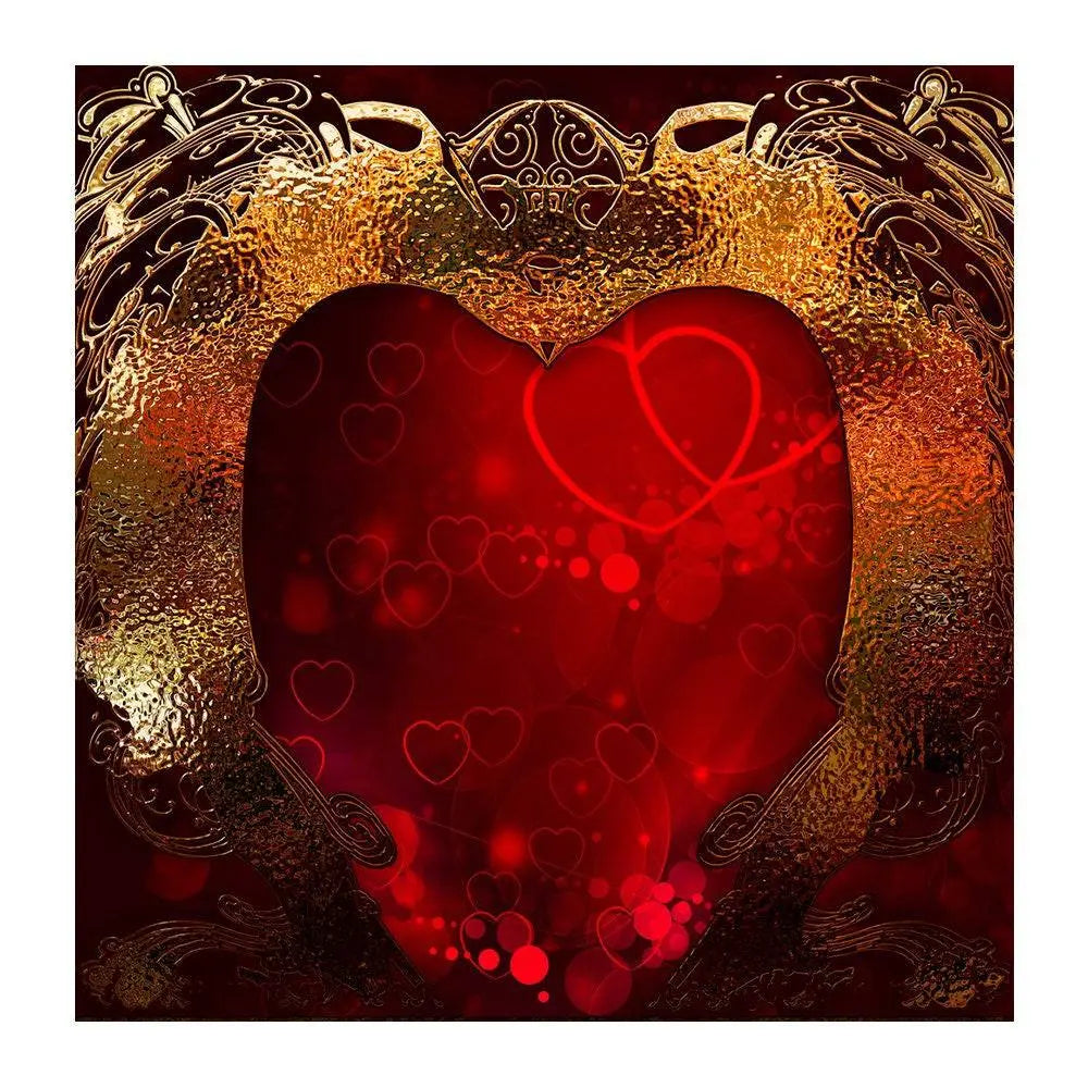 Dark Hearts Romantic Photography Background - Pro 8 x 8