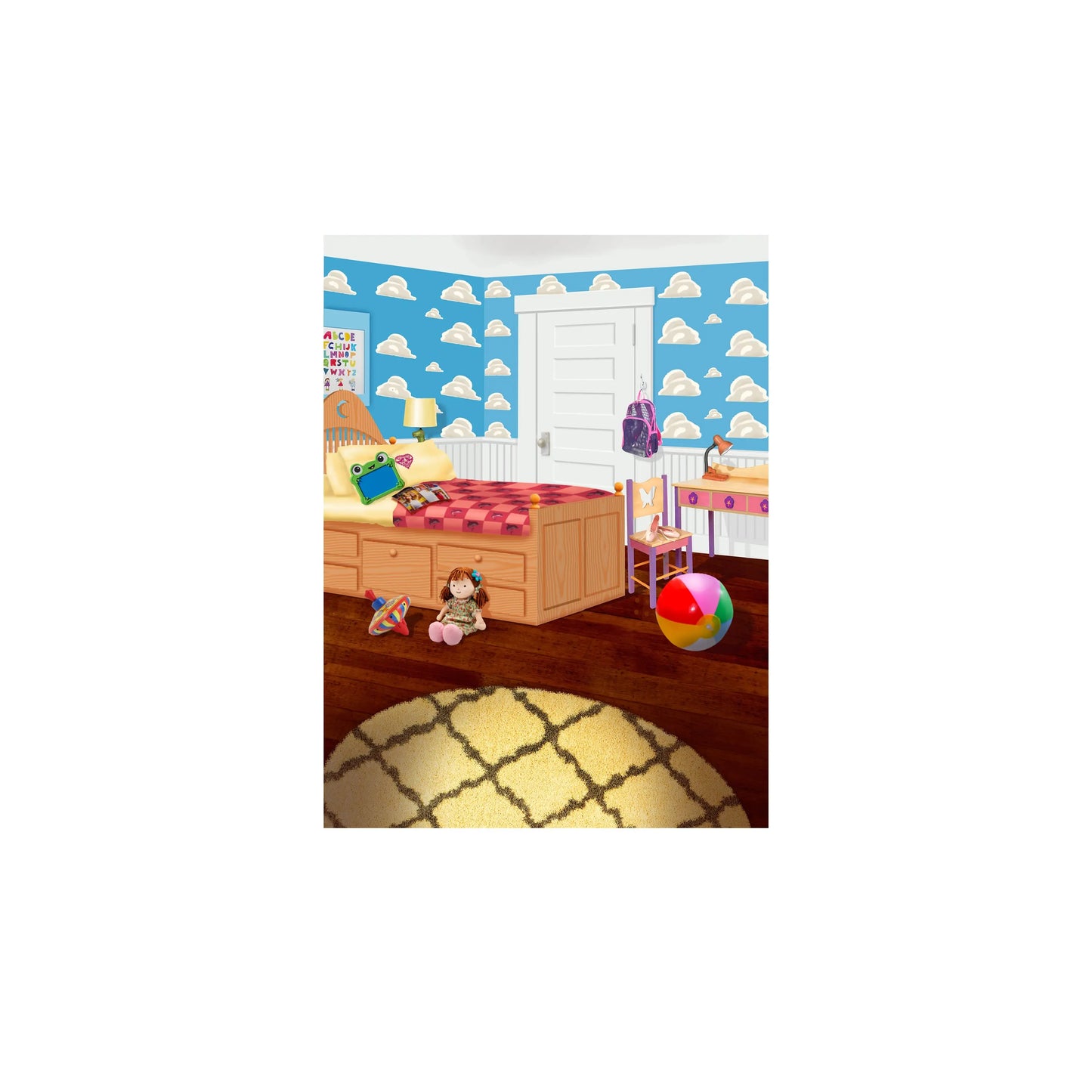 Toy Story Girls Bedroom Backdrop Alba Backgrounds