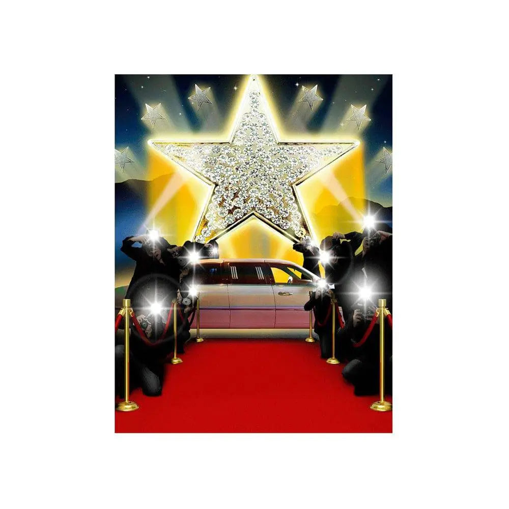 Red Carpet Star Photography Background - Basic 4.4  x 5