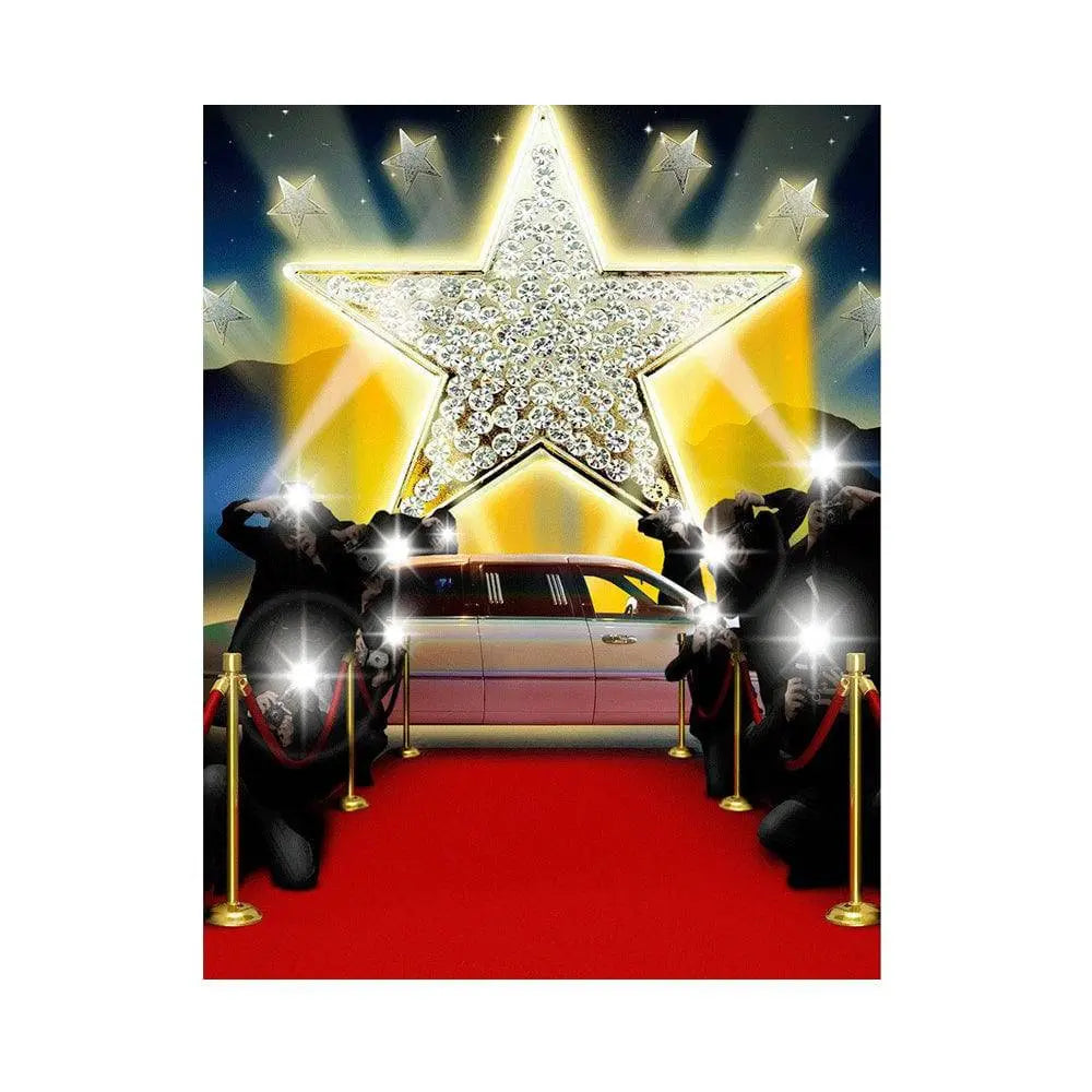 Red Carpet Star Photography Background - Basic 5.5  x 6.5