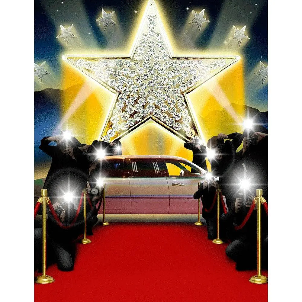 Red Carpet Star Photography Background - Basic 8  x 10