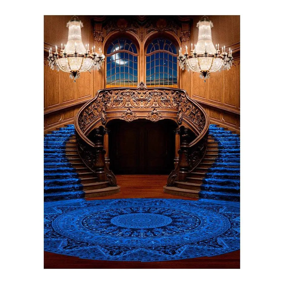 Grand Double Staircase Photography Background - Basic 6 x 8