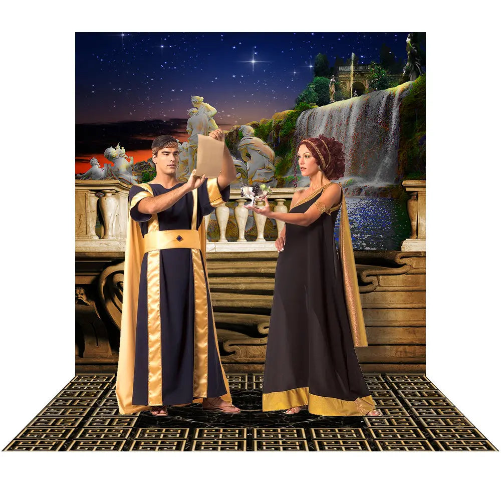 Clearance) 8ft x 16ft Basic Fabric Ancient Greece Outdoor Photo Alba Backgrounds Clearance) 8ft x 16ft Basic Fabric Ancient Greece Outdoor Photo Alba Backgrounds