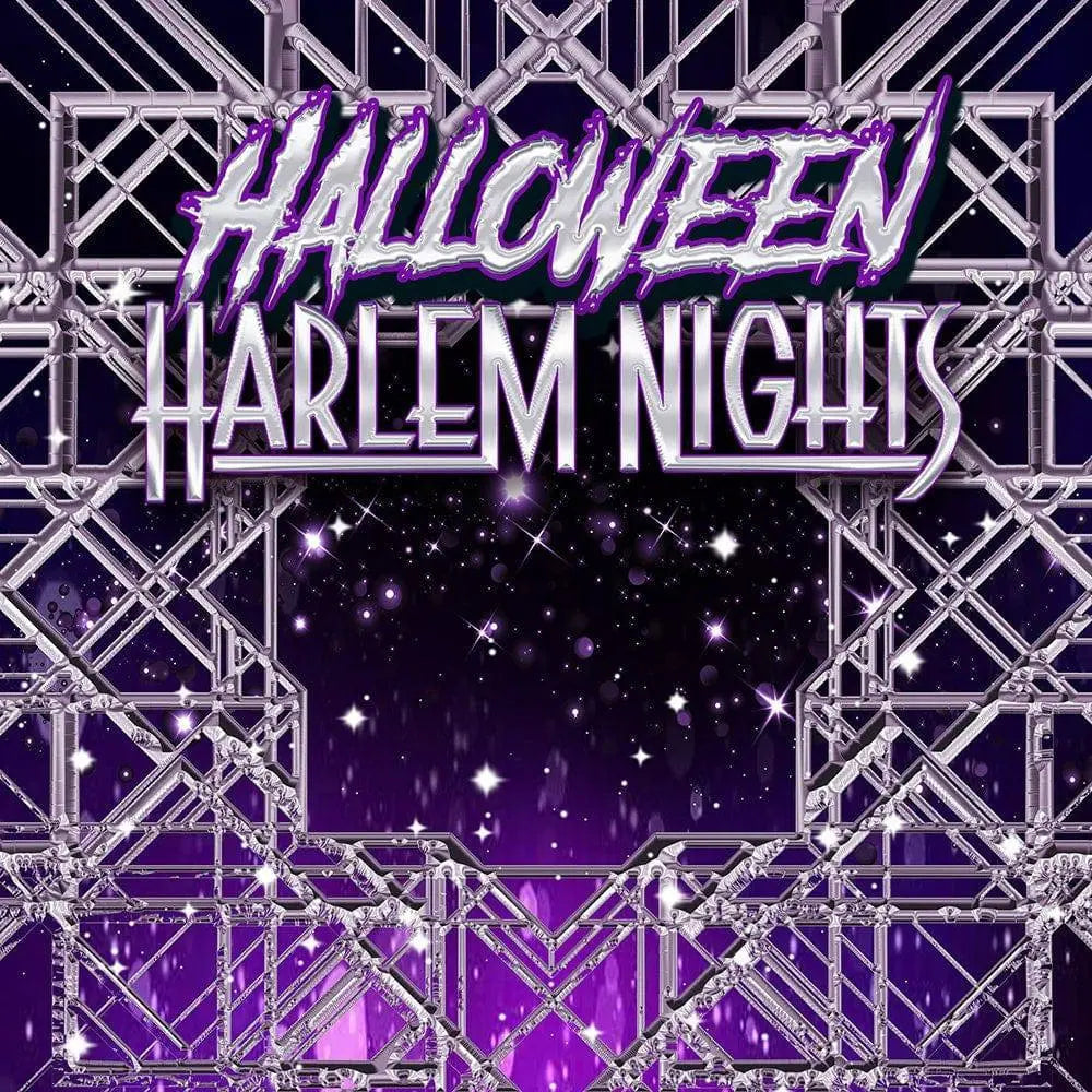 Halloween Harlem Nights Photo Backdrop - Pro 10  x 10