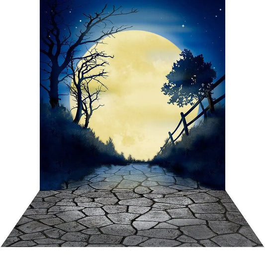 Halloween Moon Hocus Pocus Backdrop
