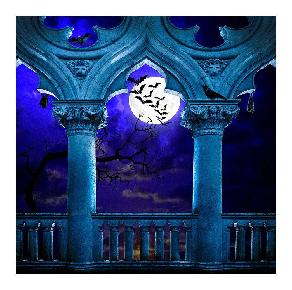 Halloween Party Full Moon Photography Background - Basic 8  x 8