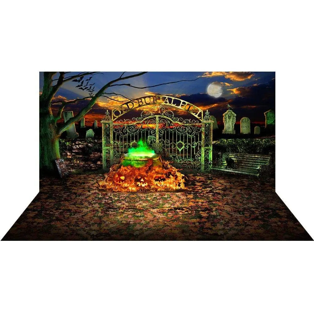 Hocus Pocus Halloween Horror Party Photography Background - Pro 20  x 20