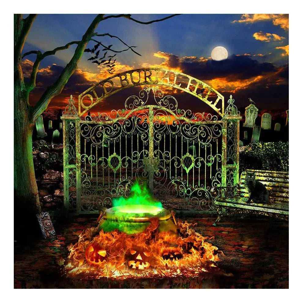 Hocus Pocus Halloween Horror Party Photography Background - Pro 8  x 8