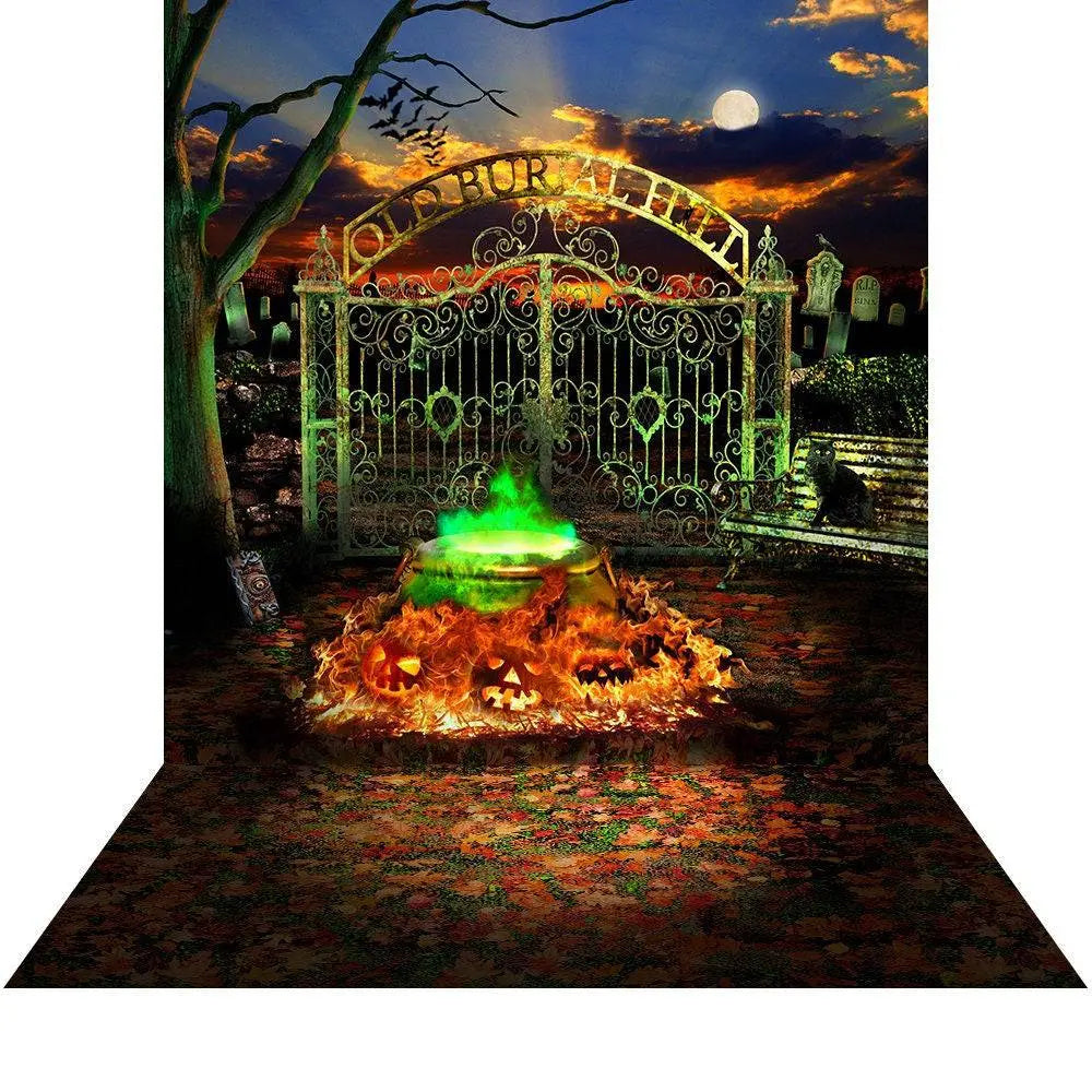 Hocus Pocus Halloween Horror Party Photography Background - Pro 9  x 16