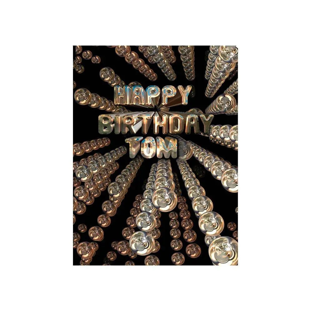 Space Orbs Customizable Photo Backdrop - Basic 4.4  x 5