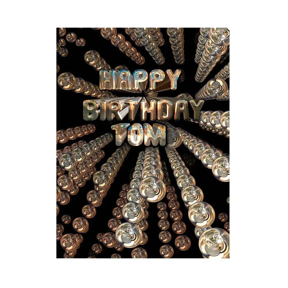 Space Orbs Customizable Photo Backdrop - Basic 5.5  x 6.5