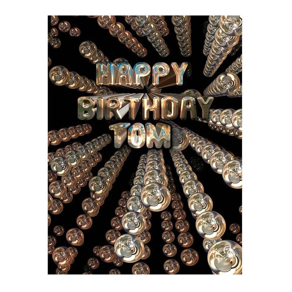 Space Orbs Customizable Photo Backdrop - Basic 6  x 8