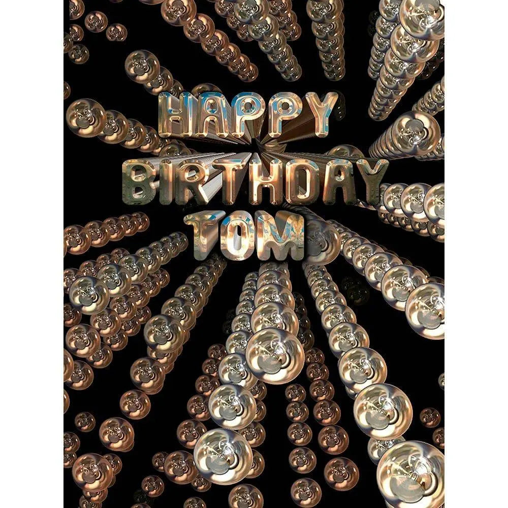 Space Orbs Customizable Photo Backdrop - Pro 8  x 10