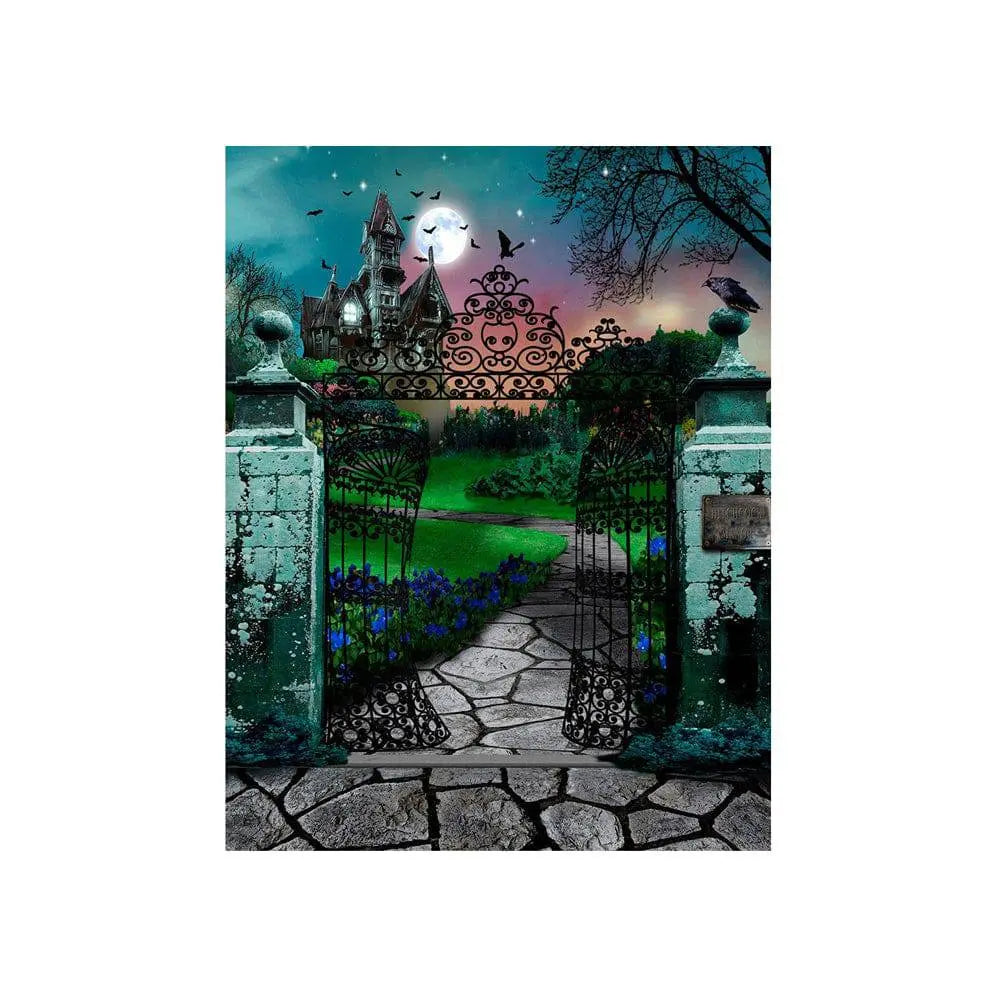 Haunted Curiosity Castle Photography Backdrop - Basic 4.4 x 5