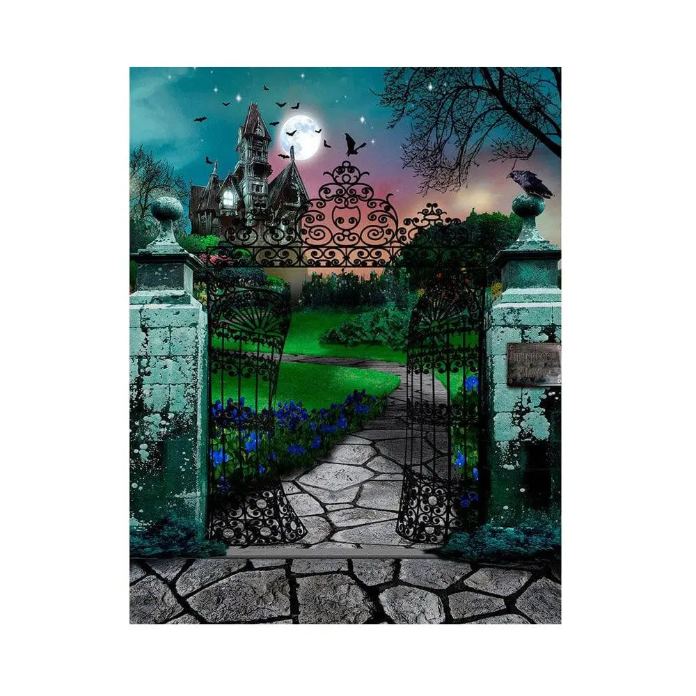 Haunted Curiosity Castle Photography Backdrop - Basic 5.5 x 6.5