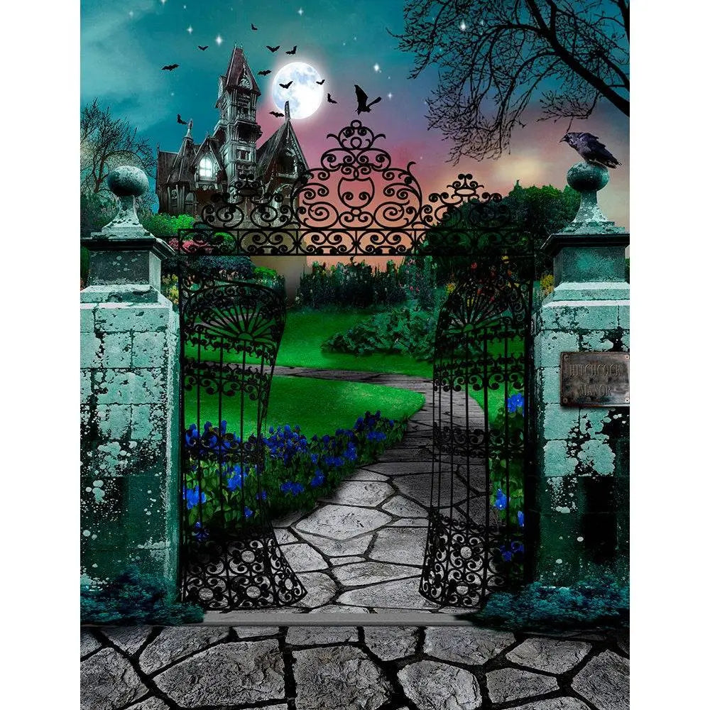 Haunted Curiosity Castle Photography Backdrop - Basic 8 x 10