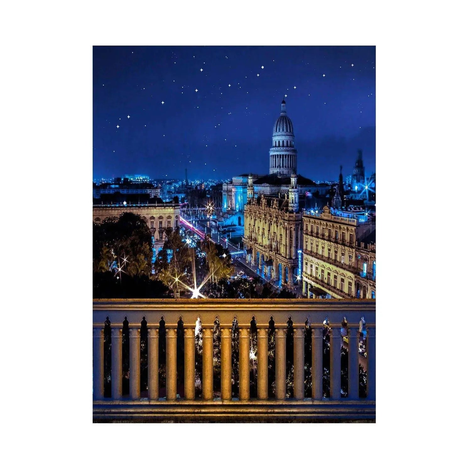 Havana Cuba City Skyline Photo Backdrop - Basic 5.5  x 6.5