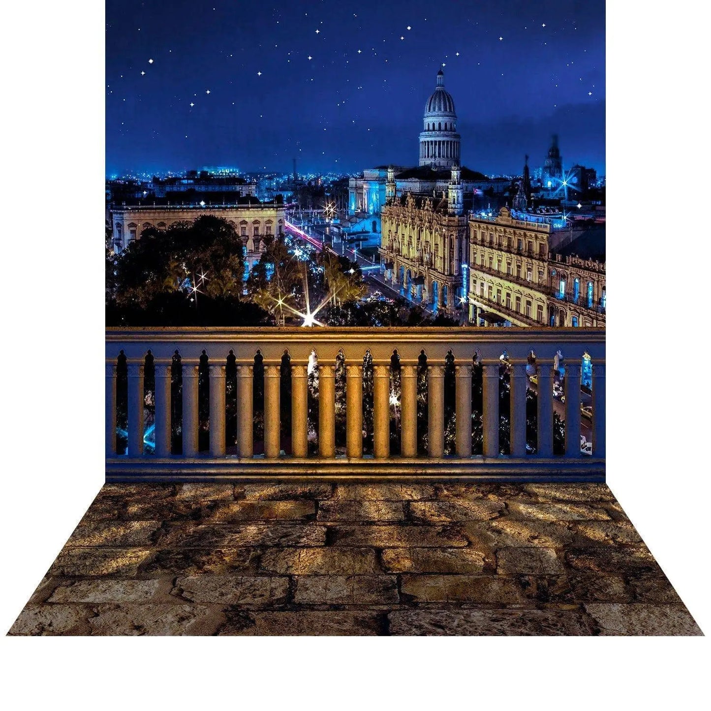 Havana Cuba City Skyline Photo Backdrop - Pro 9  x 16