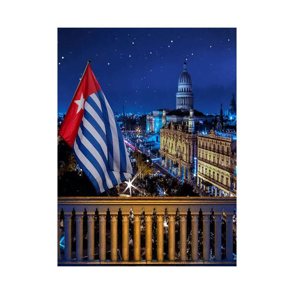 Havana City Photography Backdrop - Basic 5.5  x 6.5