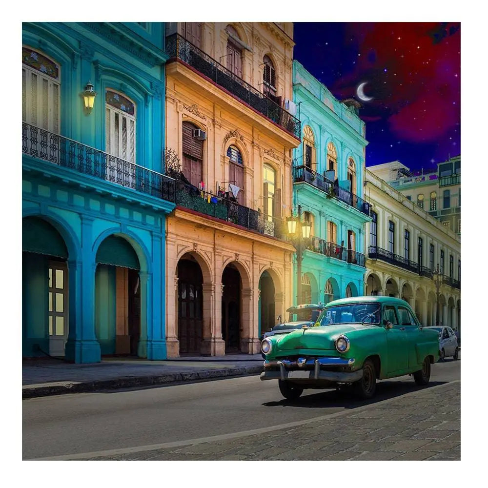 Havana Street Photography Background - Basic 8  x 8