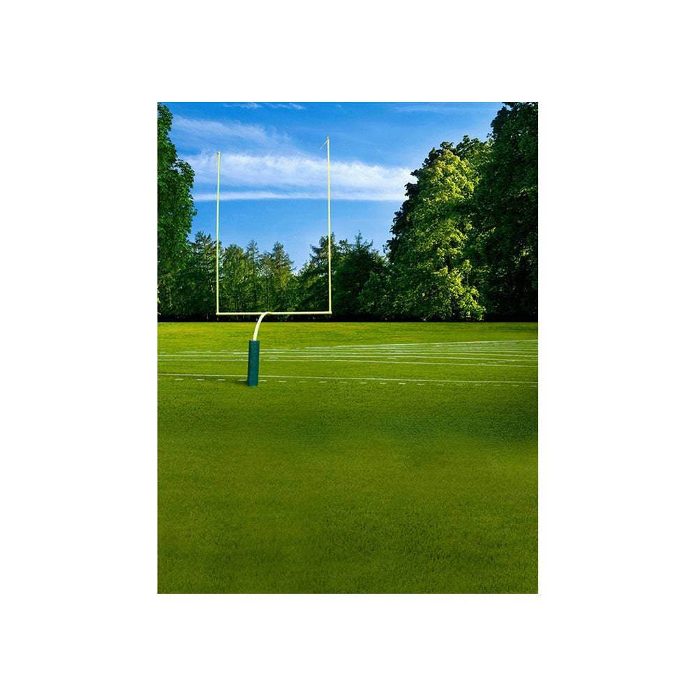 High School Football Field Backdrop - Basic 4.4 x 5